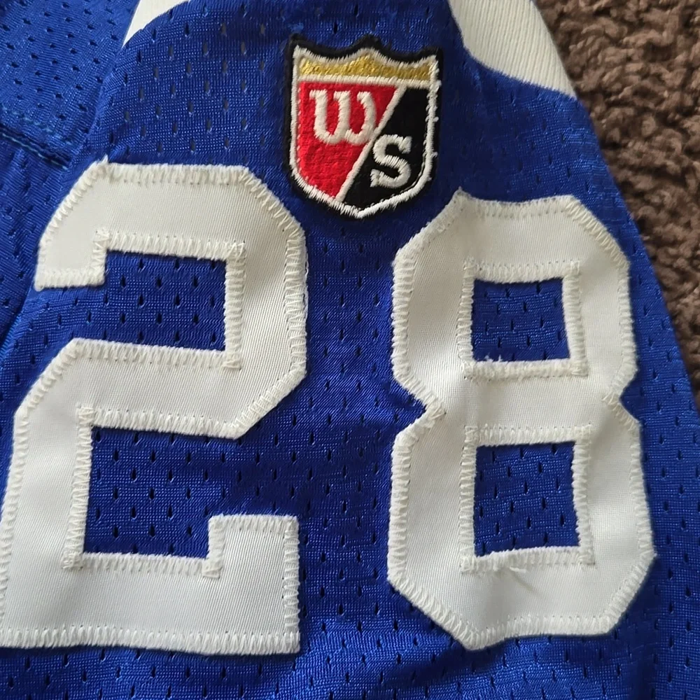 1995 Marshall Faulk Indianapolis Colts Wilson Authentic NFL Jersey - Picture 7 of 9